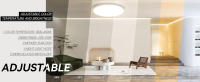 Lámpara De Techo LED Regulable Para Cocina Baño Sala De Estar Dormitorio Iluminación Contemporánea 220V Panel Luminaire Self-Contained - details 1