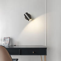 Lámpara De Pared Moderna Art Exhibition Rotable En Cilindro De Metal Para Decoración De Dormitorio Y Sala De Lectura Luz LED Incluida Fuente De Alimentación AC 90-260V - details 2