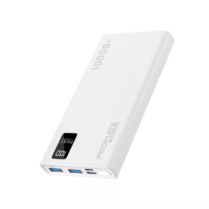 Promate Bolt-10Pro Powerbank 10000mAh USB-A Dual USB-C Negro - 1
