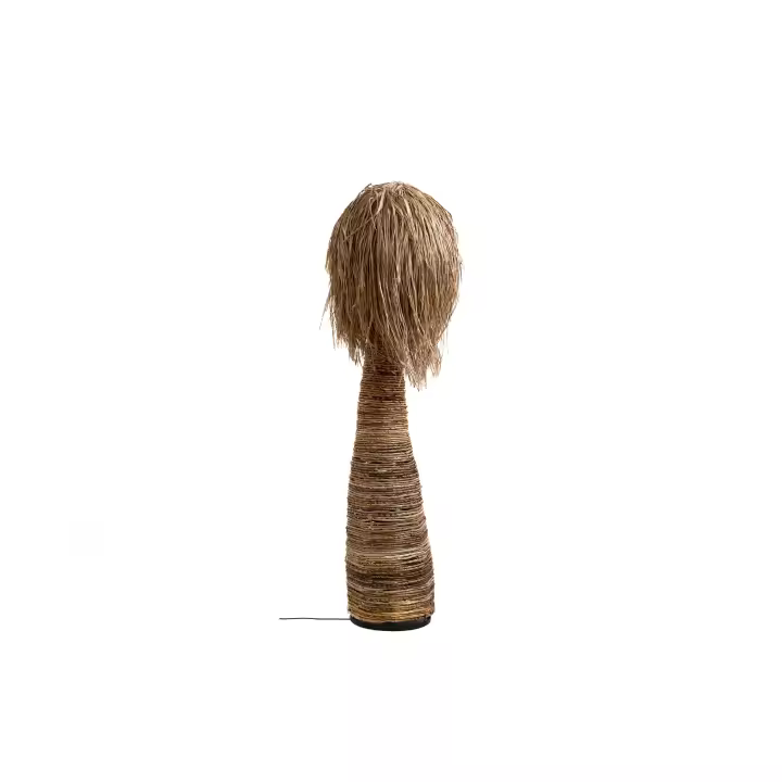 LAMPARA C/PANTALLA FIBRAS NATURALES HM472453 FIJALO - 1