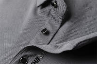 Camisa Polo Para Hombre Casual Larga Con Insignia Color Sólido Moda Transpirable Cómoda Versátil Top Four Seasons Polyester - details 17