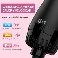 🔥【GIFT MAMÁ】Cepillo Secador Profesional 2en1｜Tecnología Iónica Antiencrespamiento｜Doble Voltaje Mundial｜Motor Turbo 1200W｜Salón en Casa-Cecodadi - details 5