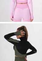 Traje de Yoga transpirable sin costuras para mujer, ropa de Fitness de verano, conjunto de tres piezas de secado ajustado, zapatos deportivos, accesorios de ropa - details 13