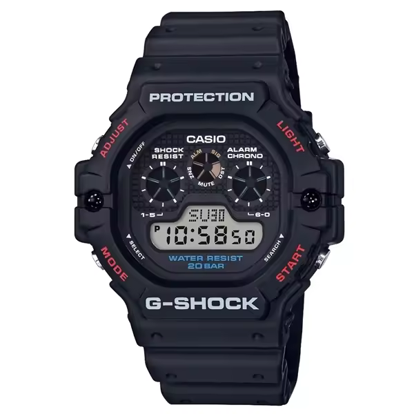 CASIO G-Shock DW-5900-1 Reloj digital para hombre de estilo retro - 1