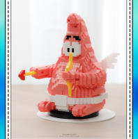 Nuevos Juguetes De Bloques SpongeBob SquarePants Con Partículas Micro Patrick Star Para Niños Y Adultos Decoración De Ciudad Bloque Regalo De Cumpleaños - details 10