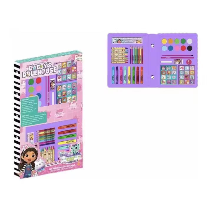SET PAPELERIA PARA COLORES GABBY´S DOLLHOUSE DE CERDÁ - 1