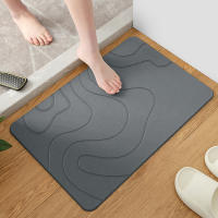Alfombra De Baño Kieselguhr Antideslizante Alfombrilla De Ducha Absorbente Y Secado Rápido Tamaño 60x39cm Para Adultos - details 13