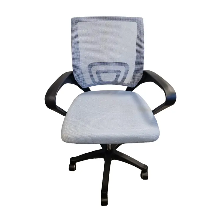 ELECSAN SI110G -GREY Silla De Oficina Giratoria y altura regulable con Soporte Lumbar gris - 1