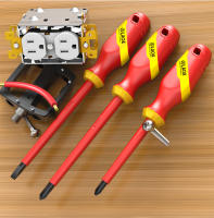 Llave De Crucero Aislada LAOA Herramienta Eléctrica Para El Hogar Aislamiento De Corriente Cruzada Y Llana De Acero Al Carbono Magnética Con Mango - details 2