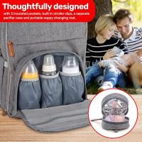 Mochila de maternidad, Mochilas Pañaleras con Ganchos para Carro, Bolsa Pañales Maternidad para Mama - details 5