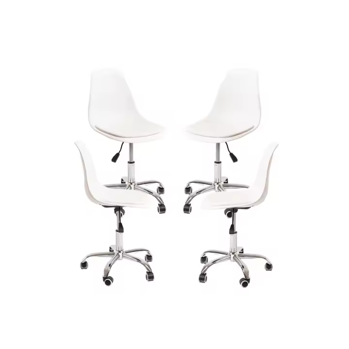 Pack 4 Sillas Dami Office - Blanco - 1