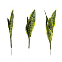 Plantas Artificiales Sansevieria 32/37cm Para Decoración De Jardín Y Hogar Plástico Bonsái DIY Falso Verde Para Interior Y Exterior - details 4