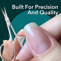 Tijeras De Cutícula De Acero Inoxidable Herramienta De Manicura Para Piel Seca Y Cejas Y Pestañas Curvadas Multiusos Pequeñas - details 2