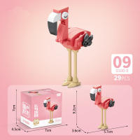 Bloques De Construcción De Animales Del Mundo Insecto Scorpion Mantis Hormiga Araña Pájaro Marino Regalo Para Niños Adornos De Escritorio Bloques Pequeños Compatible Con Lego ABS Sin Batería - details 41