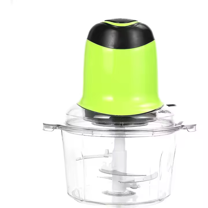 Picadora de Carne de 3L de Capacidad - Cocina Inoxidable-Trituradora Eléctrica para Frutas y Verduras-Green Color - 1
