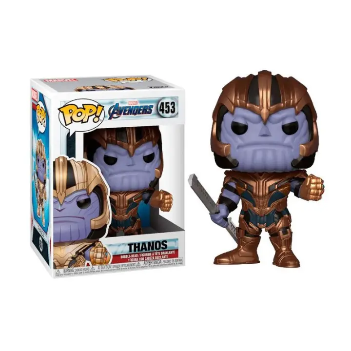 Funko POP! Endgame - Marvel - 453 Thanos - Marvel - Figura Coleccionable Oficial - Juguete para Niños y Adultos - Fans - Diversidad de Personajes y Temáticas - 1