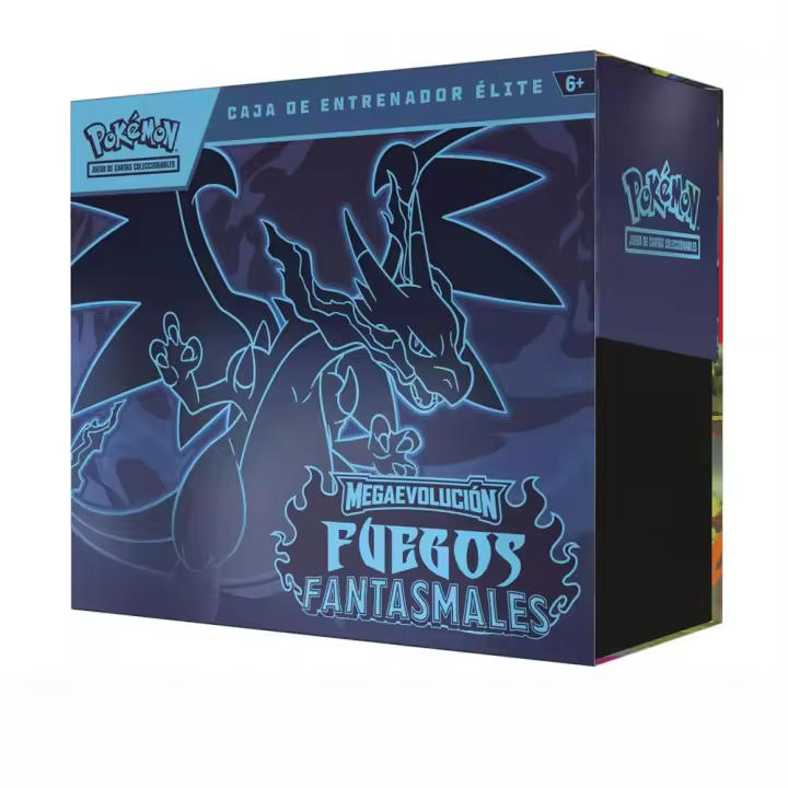 Estuche entrenador elite cartas fuegos fantasmagóricos pokemon latino - 1