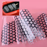 Pegatina Para Motocicleta 1 PC Desechable Decorativo Impermeable Diseño De Celdas De Miel Adhesivo Para Casco Y Parachoques - details 1