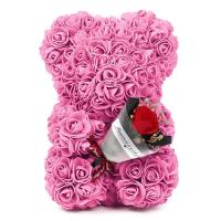 Rosa Artificial De Tedeo Para Decoración De Hogar Y Bodas Aniversarios Y Año Nuevo Sin Caja Estilo De Flor Cotton - details 15