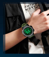 Reloj Deportivo De Lujo SANDA Para Hombre Estilo G Muestra Militar Impermeable Con Pantalla LED Digital Reloj Hombre Con Alarmas Calendario Y Cronógrafo - details 15