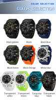 Reloj Militar Para Hombre SANDA Resistente Al Agua 50m Con Pantalla LED Y Cuarzo Deportivo Reloj De Pulsera Grande Con Luz Nocturna Y Alarmas - details 6