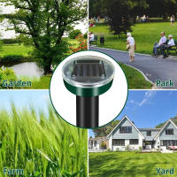 Repellente De Ultrasónicos Solares Para Rata Y Serpiente Alta Potencia Con Batería Y Carga Solar Repelente De Insectos Y Ratones - details 11