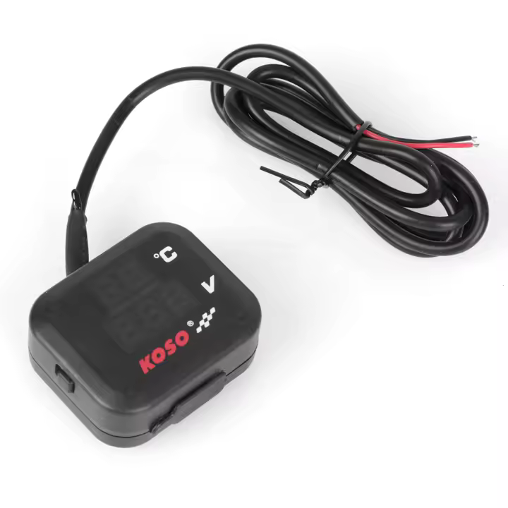 Medidor De Temperatura Para Motocicleta Universal Indicador De Temperatura Con Cargador De Teléfono USB Accesorio Para HONDA SUZUKI - 1
