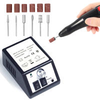 Set De Máquina De Manicura Profesional Con Taladro Eléctrico Herramienta De Pulido De Uñas Gel Eliminador De Cutícula Y Lágrima De Uñas - details 8