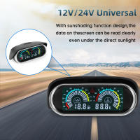 Medidor De Temperatura Y Presión De Aceite Para Coche LCD 2 En 1 Con Adaptador De Sensor De Presión De Aceite 1/8NPT Indicador De Presión De Combustible 26~40mm - details 3