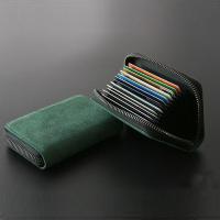 Billetera Multifuncional Para Hombres Con 11 Slots Para Tarjetas Soporte Antidesvanecimiento Cierre De Cremallera Cubierta Para Tarjetas - details 0