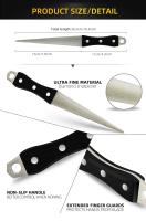 Afilador De Cuchillos De Piedra Whetstone Con Superficie Curva Para Afilar Cuchillos Y Tijeras Herramienta De Mezclador Para Cocina Material De Carburo De Tungsteno - details 4