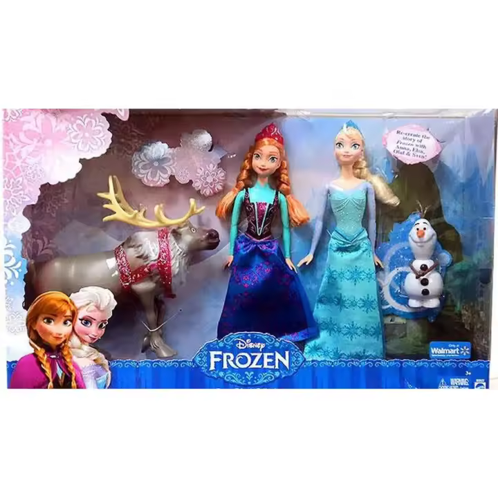 DISNEY - COLECCIÓN DE AMIGOS DE FROZEN -  Figuras de la película - Incluye 4 figuras - Regalo Original  - Mayores de 3 años - 1