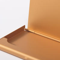 Caja De Metal Para Tarjetas De Negocio Creativa De Aleación De Aluminio Portaidentificación Y Monedas Unisex Colorido - details 53