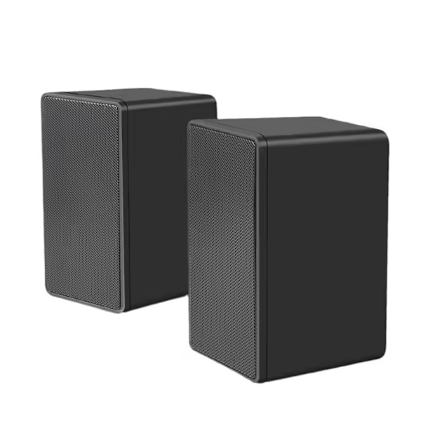 Altavoz estéreo con cable USB y subwoofer, caja de sonido con alimentación USB de 3,5 mm. - 1