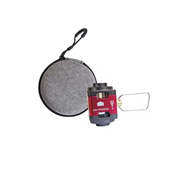 Convertidor De Tanque De Gas Para Camping Al Aire Libre Válvula De Recarga Mutua Adaptable Visión Residual De Gas Aluminio Manual - 1