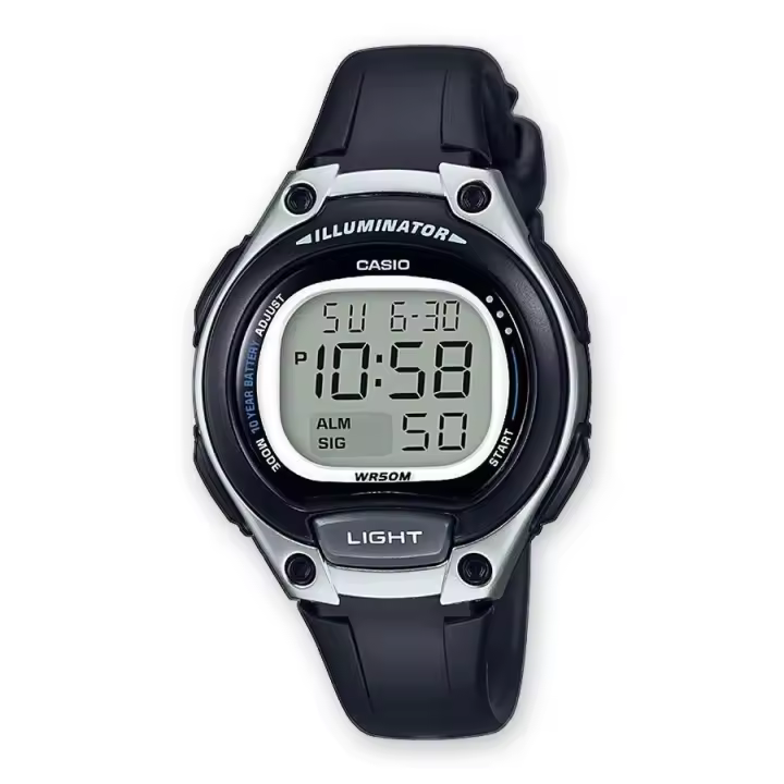 Reloj digital deportivo mujer CASIO lw-203-1av mujer sport luz led 10 años batería - 1