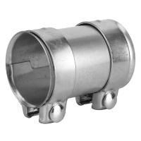 Conector De Tubo De Escape 3in 76mm Estuche Galvanizado Universal Reparación De Tubos De Escape Juntador De Doble Abrazadera - details 0