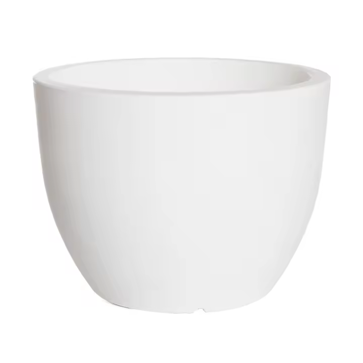 Wellhome Maceta Ordesa 40cm Blanco - Polietileno Lineal - 1