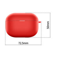 Carcasa Protectora De Silicona Para Realme Buds T300 Con Llavero Estuche De Accesorios Para Auriculares Material De Silicona - details 0