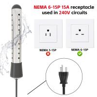 UE: Calentador de agua de inmersión de 30000 W, calentador de agua eléctrico portátil con acero inoxidable 304, termómetro y protección de seguridad, calienta rápidamente 5 galones de agua en minutos, apto - details 1