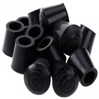 16Pcs Tapas De Pies De Muebles En Silicona Negro/Transparente Antideslizante Protector De Piso Reducción De Ruido Cubiertas De Final - details 5