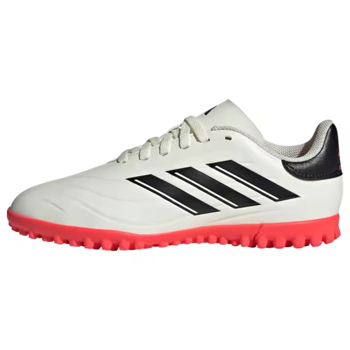 Zapatillas adidas Copa Pure 2 Club Blancas y Coral: Estilo y Rendimiento en la Cancha - 1