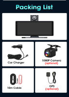 Cámara De Dashboard JMCQ Universal 8.1” Con DVR Wireless Carplay Android Auto 2.5K Frontal 1080P Trasera GPS Navegación 24H Monitoreo De Estacionamiento - details 23