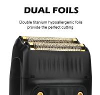 VGR Afeitadora Eléctrica Profesional Reciprocante Para Hombres Con LED Recargable V-363 Máquina De Afeitar Portátil Con Cuchilla De Tres Hojas Y Indicación De Carga - details 4