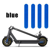 Juego De 4 Pegatinas Reflector Eficientes Para Ruedas Delanteras Y Traseras De Scooter Eléctrico Ninebot Max G30 Cubierta Protectora Antipolvo - details 11