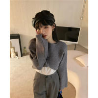 Suéter De Punto Corto De Invierno Para Mujer Estilo Callejero Y2K De Alta Estiramiento Manga Larga O-Neck Suéter Pulla - details 16