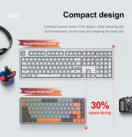 TECLADO MECÁNICO DE JUEGO REDRAGON TL84-B RGB USB Mini Ultradelgado Con Switch Rojo Y Azul 84 Teclas Para PC Y Laptop - details 7