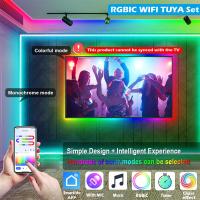 Tira De Luces LED Inteligente TUYA 20M 12LEDs/M RGBIC Smartlife Wifi Compatible Con Alexa Luz LED WS2812B Direccional Para El Dormitorio - details 2