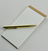 Bolígrafo De Punta Fija Metálico 0.7mm Tinta Negra Recargable Rotativo Estilo Firmar Suministros De Oficina Y Escuela - details 1