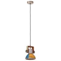 vidaXL Lámpara colgante industrial redonda multicolor E27 25 W 19 cm - details 2